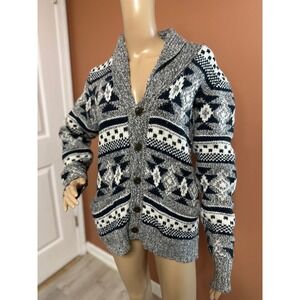 American Eagle Outfitters Aztec Shawl Cardigan Sweater Knit Small S Women's
